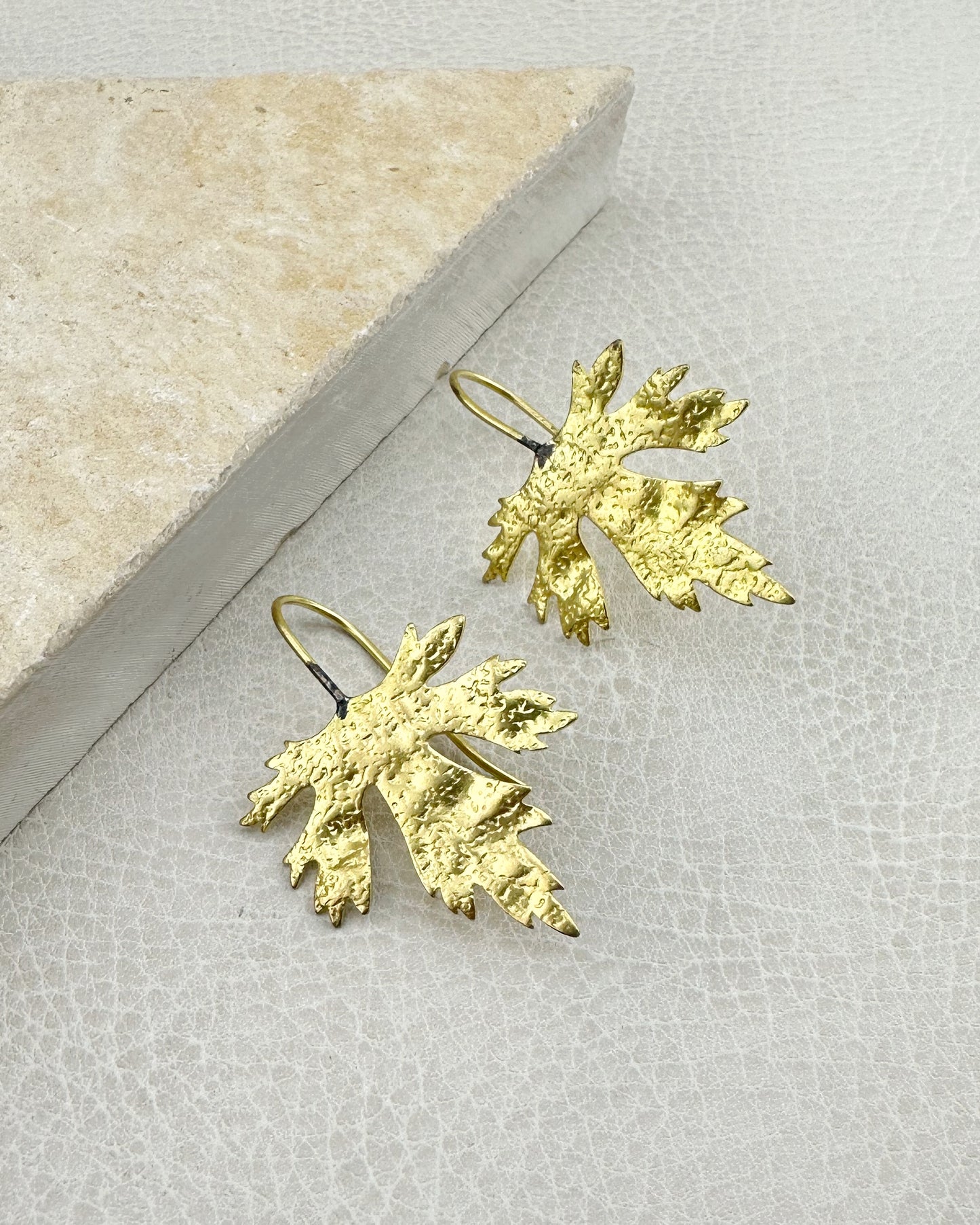 Maple Leaf Drop Earrings