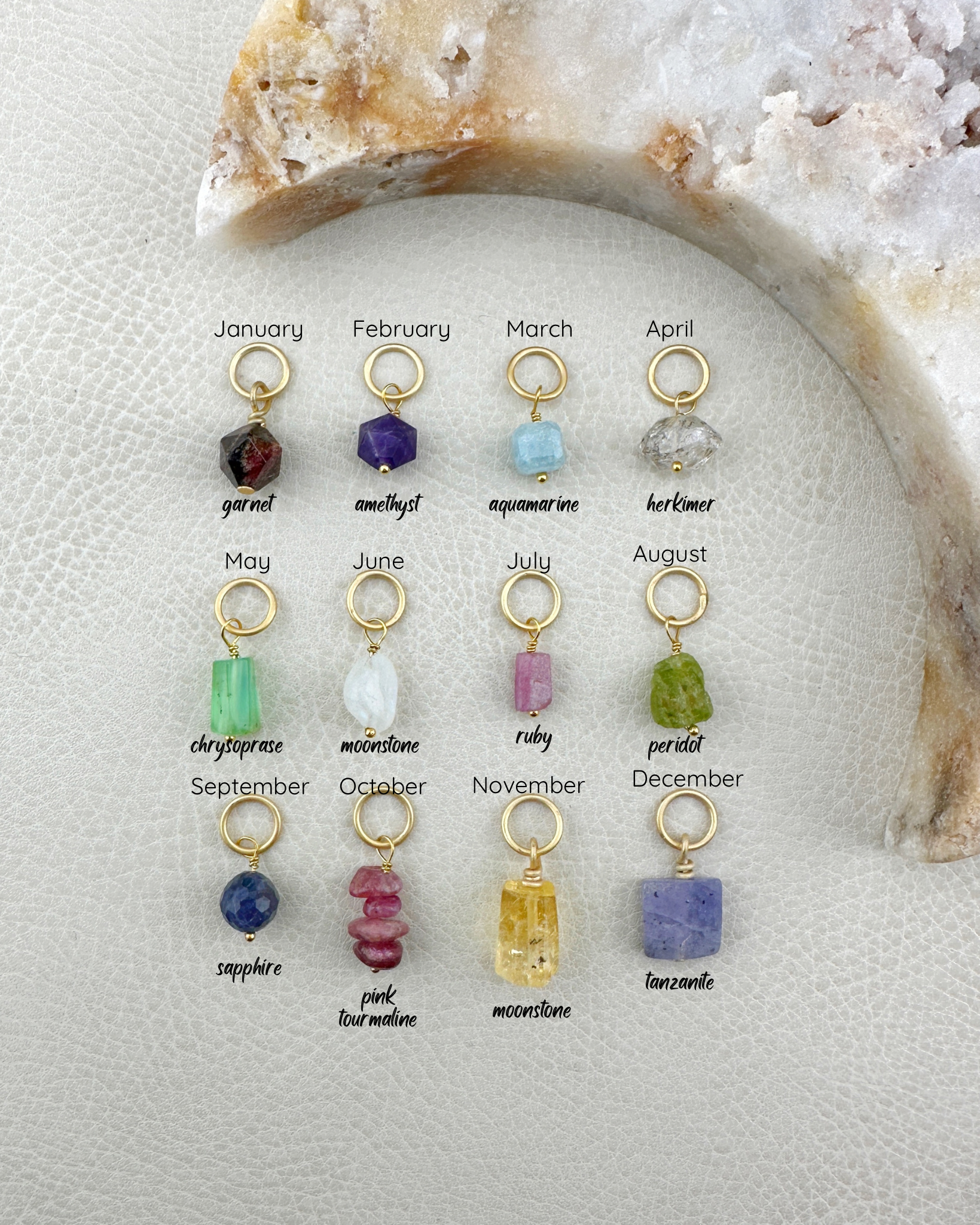 Birthstone Gem Charms – Vibe Jewelry Co