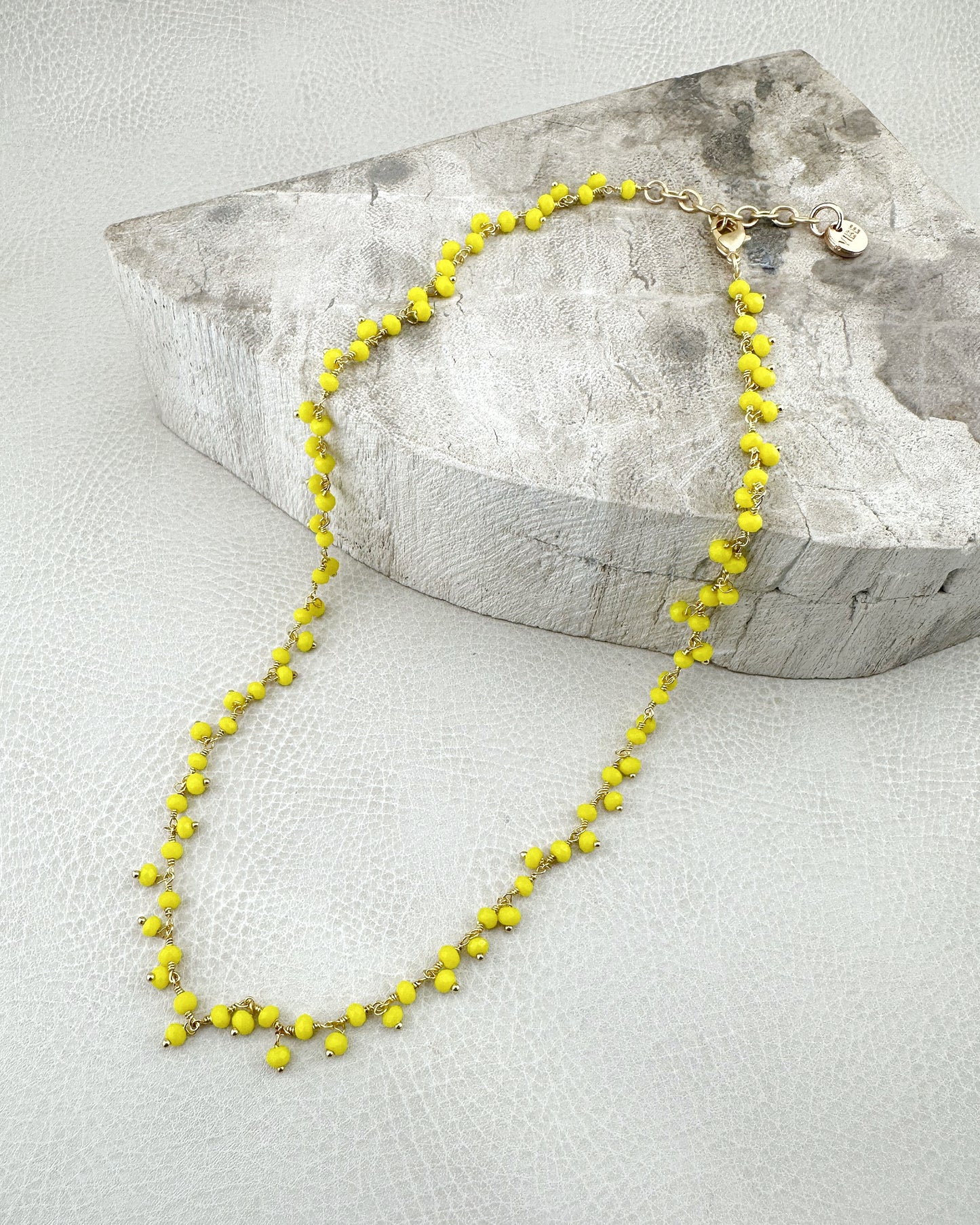 Yellow Spark Necklace
