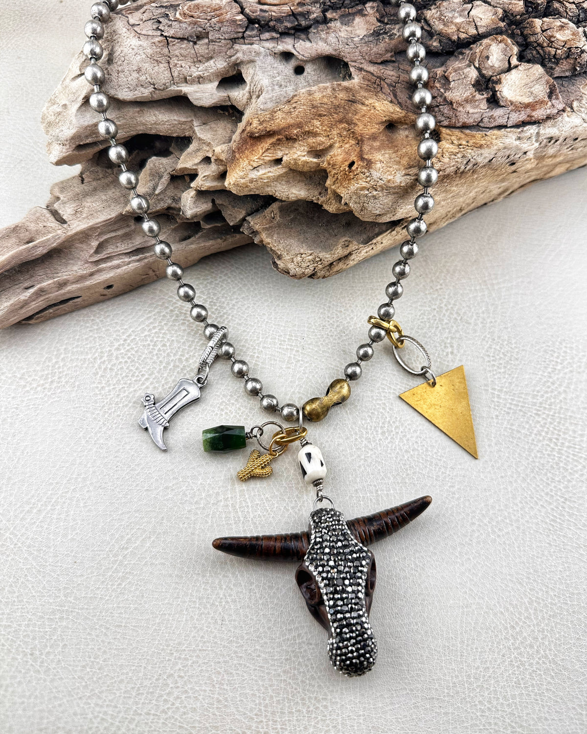 Dust & Jade Necklace