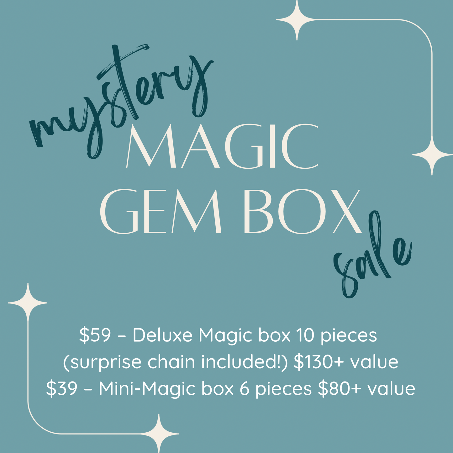 Mystery Magic Gem Box
