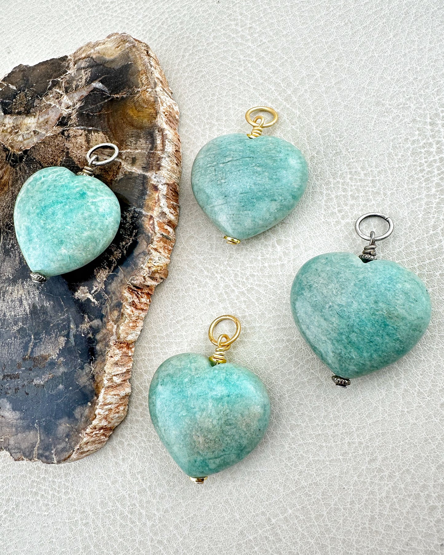 Amazonite Heart (L)