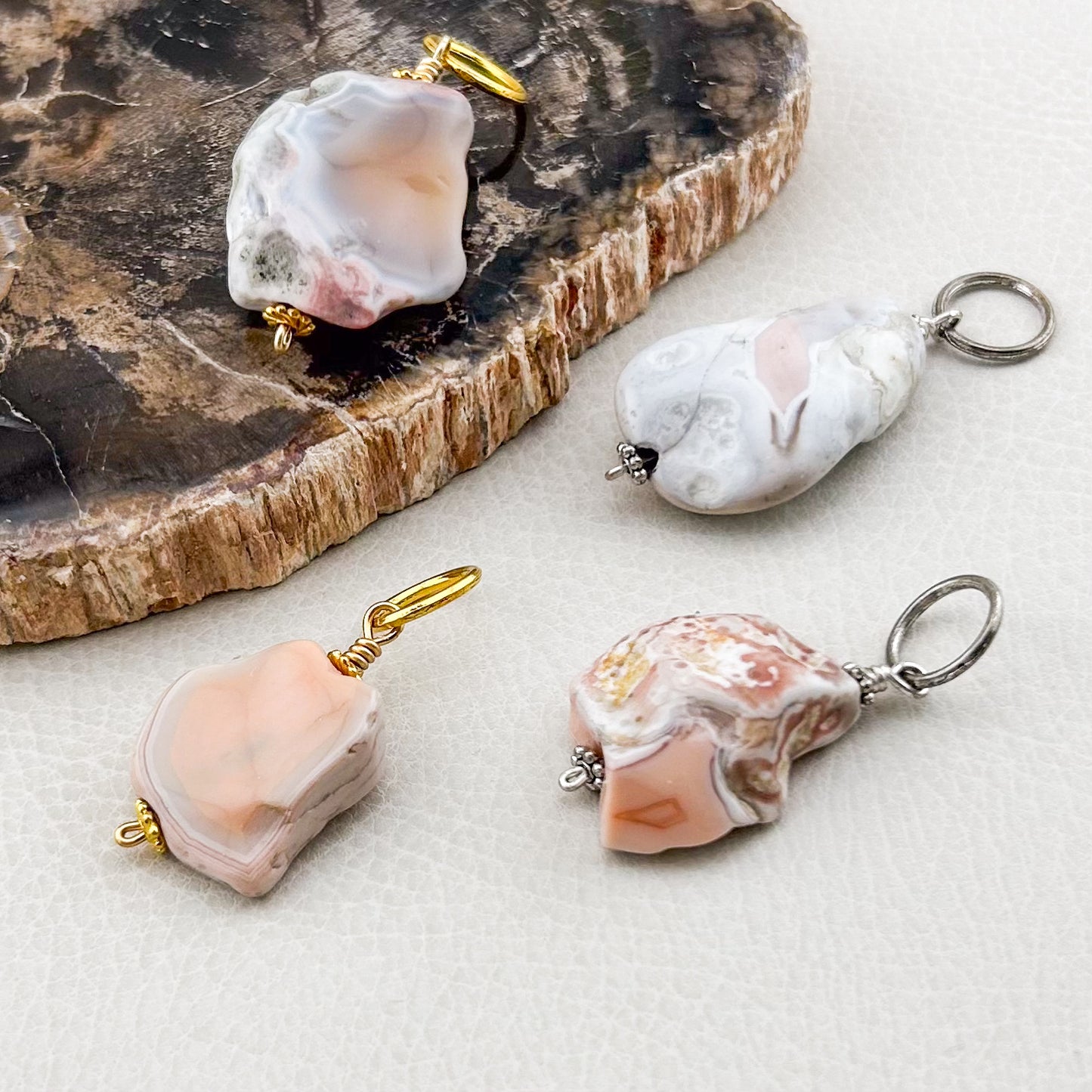 Pink Botswana Agate (L)