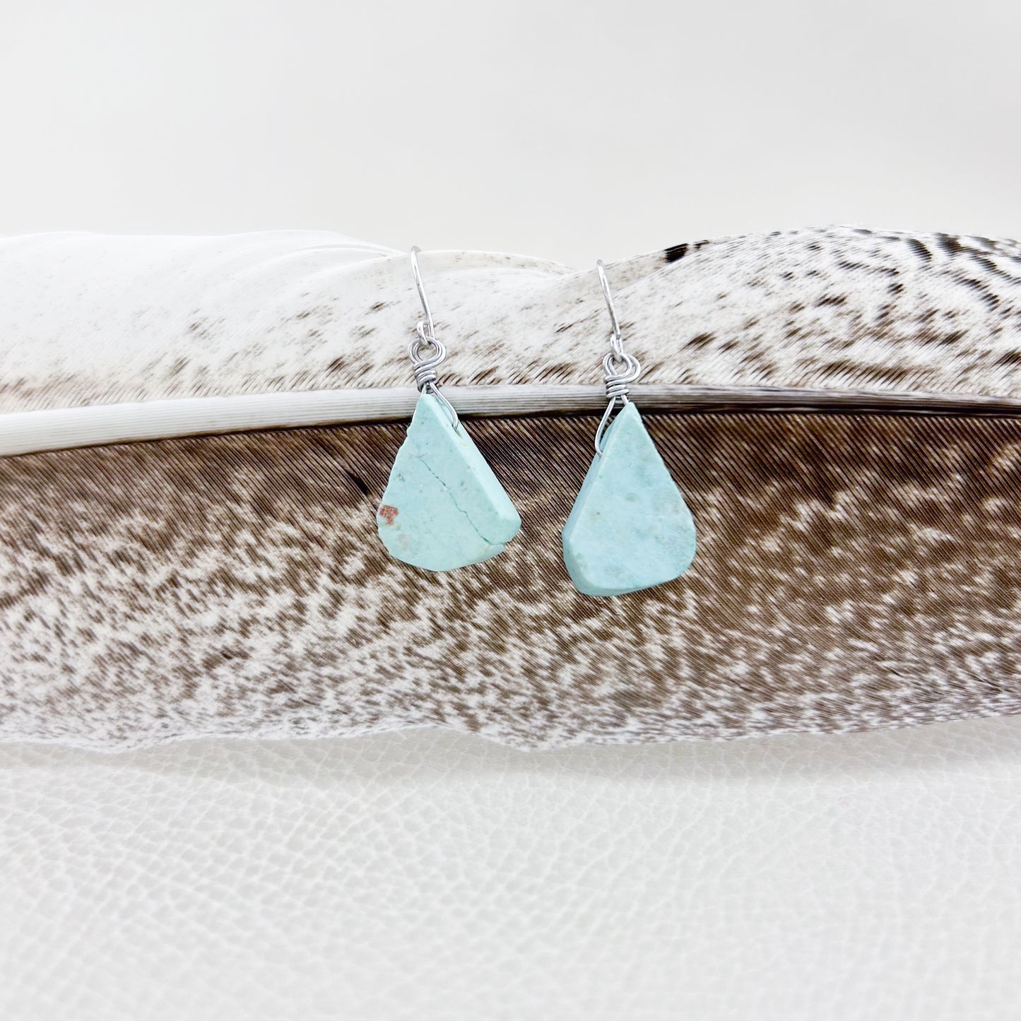 Chrysocolla Teardrop Earrings
