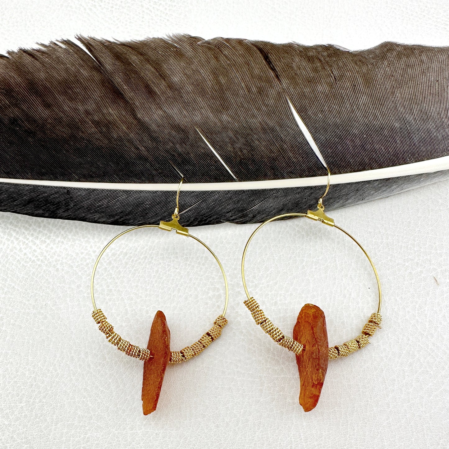 Renewal Amber Hoops