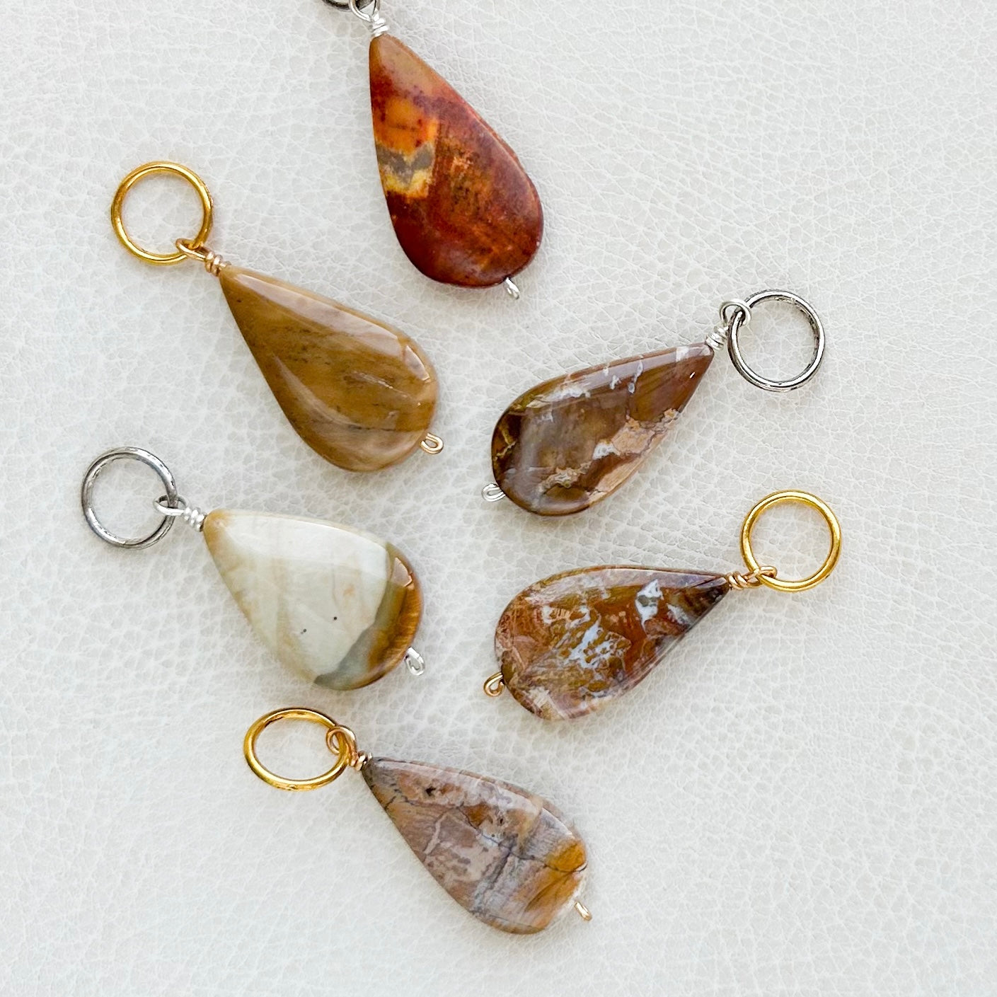Petrified Wood Teardrop (L)