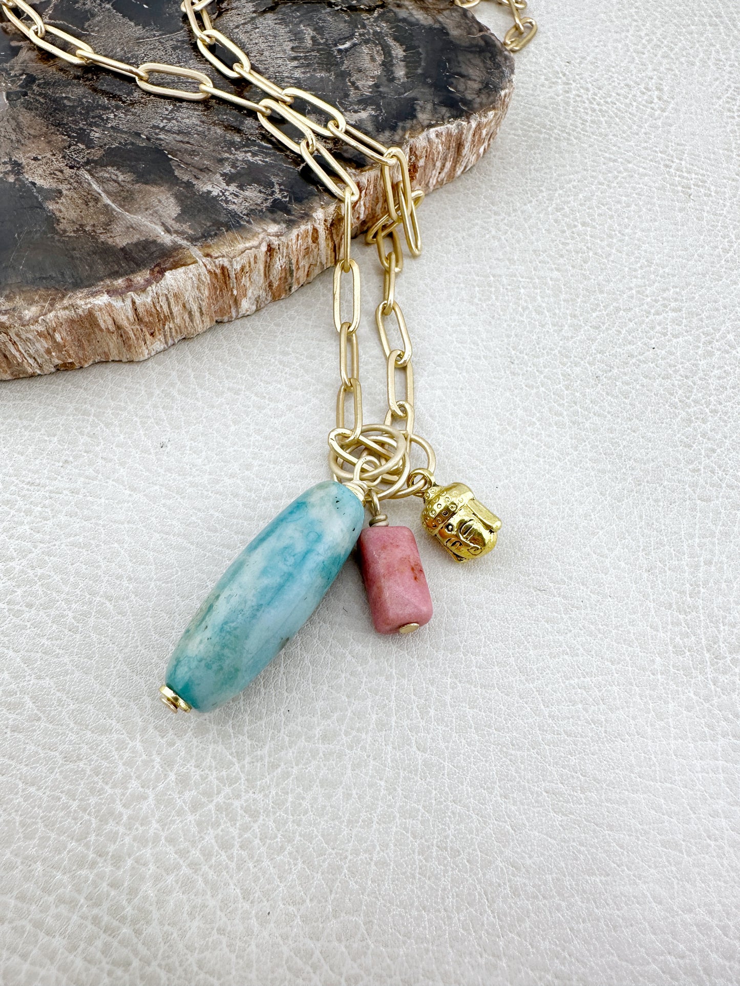 Sea Blue Crazy Lace Agate(L)