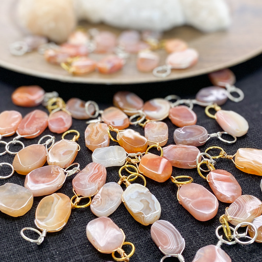 Apricot Agate Oval (M)