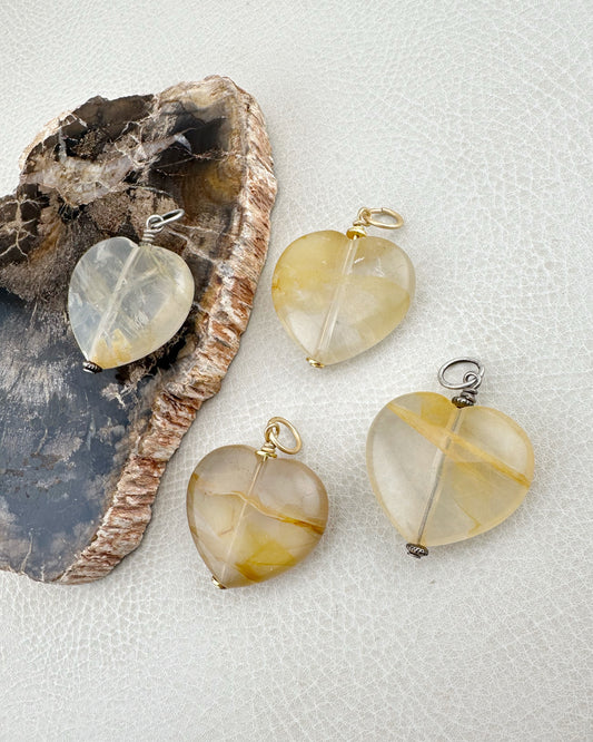 Citrine Heart (L)