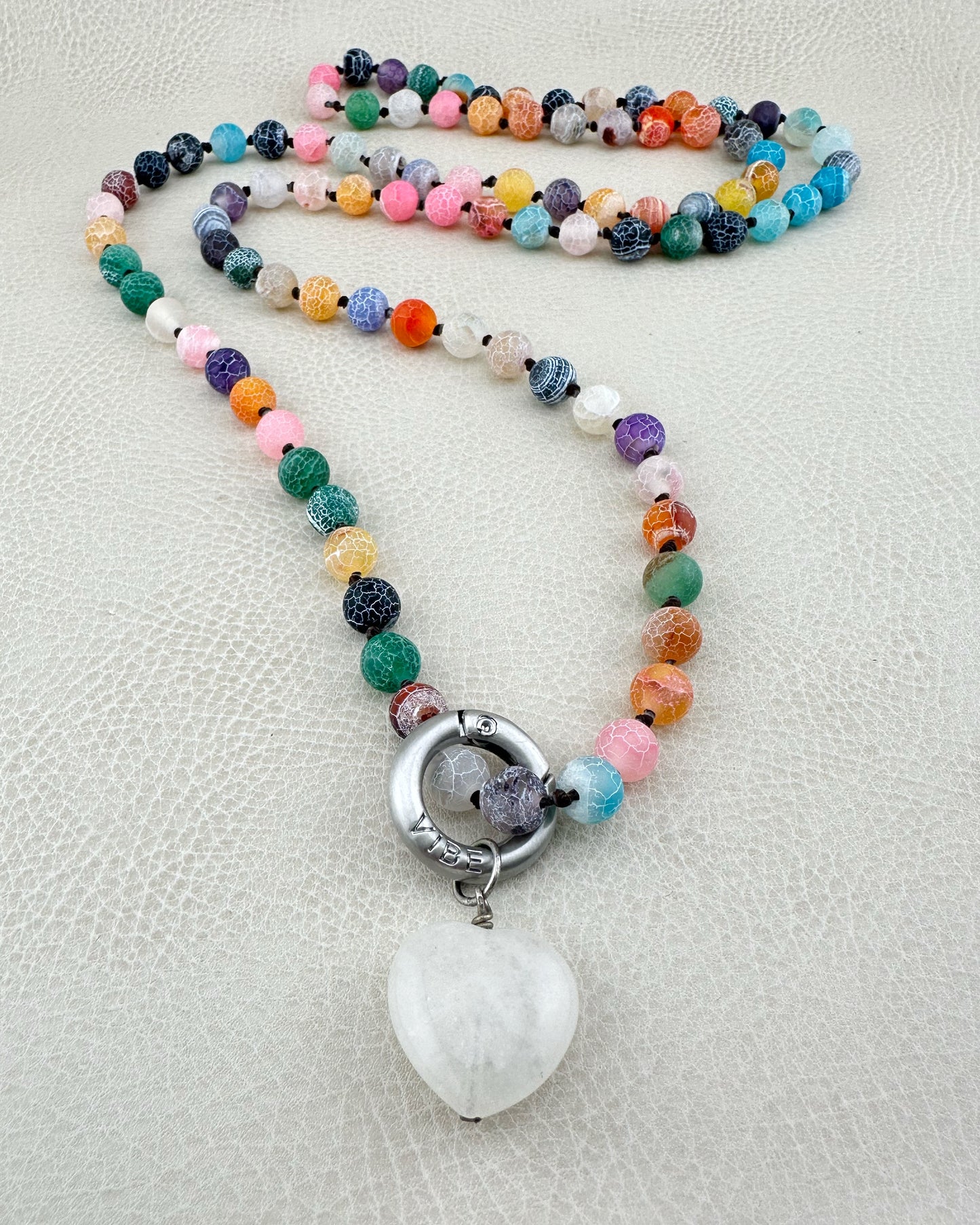 Fire Quartz Beaded Chain
