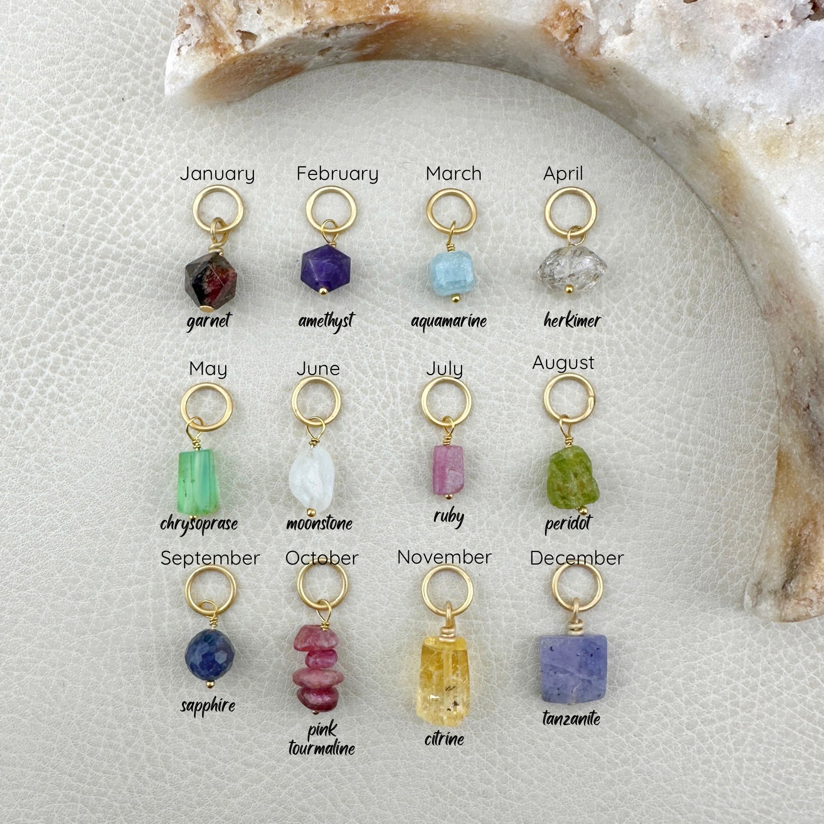 Birthstone people charms store
