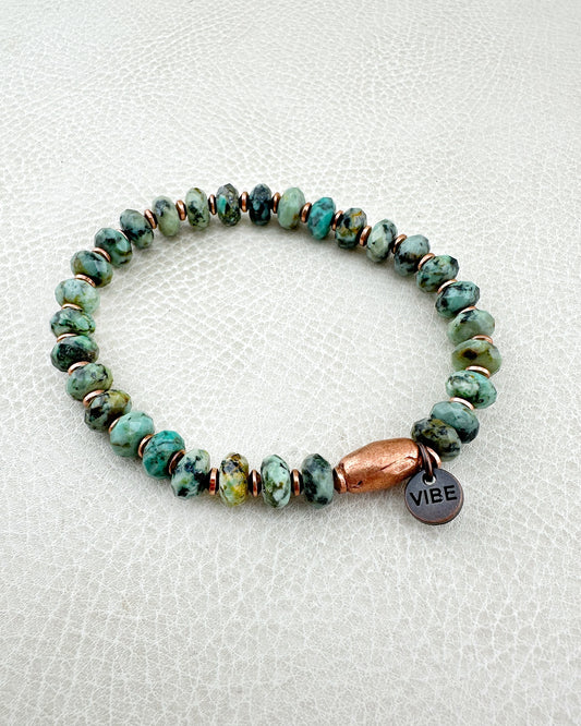 Wild Earth - African Turquoise Bracelet