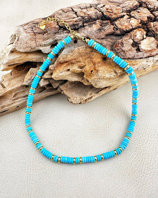Desert Necklace + Turquoise Jasper