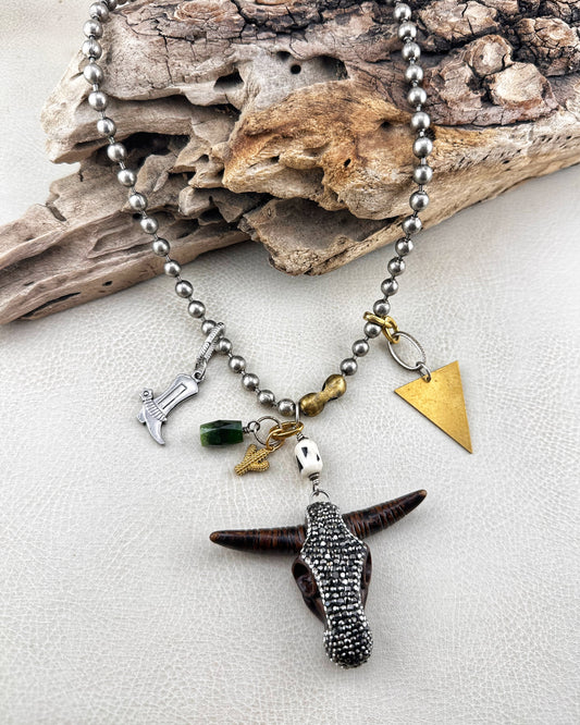 Dust & Jade Necklace