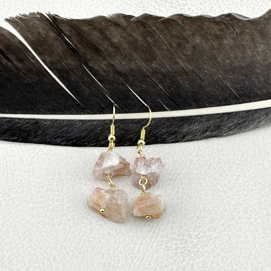 Sunstone Earrings