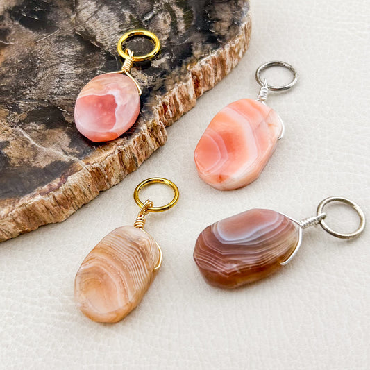 Apricot Agate Oval (M)