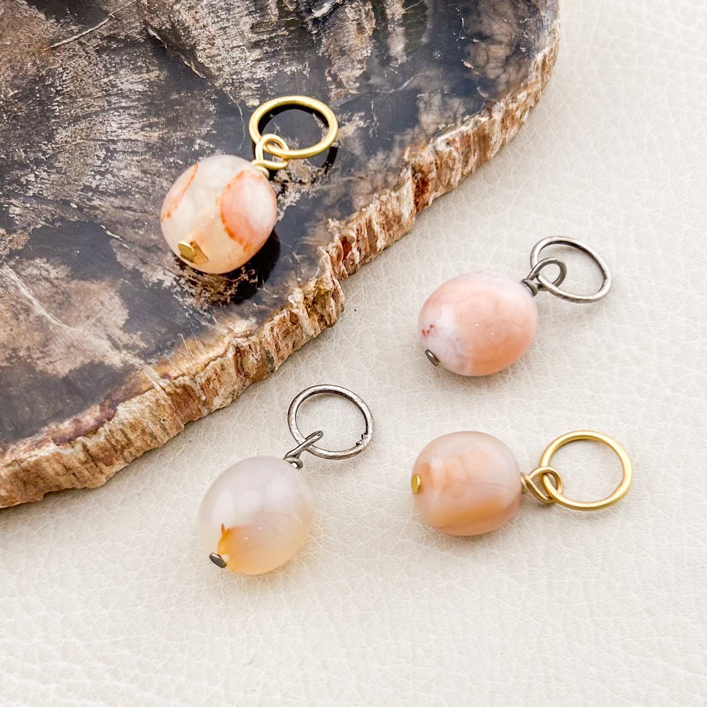 Cherry Blossom Agate Oval(S)