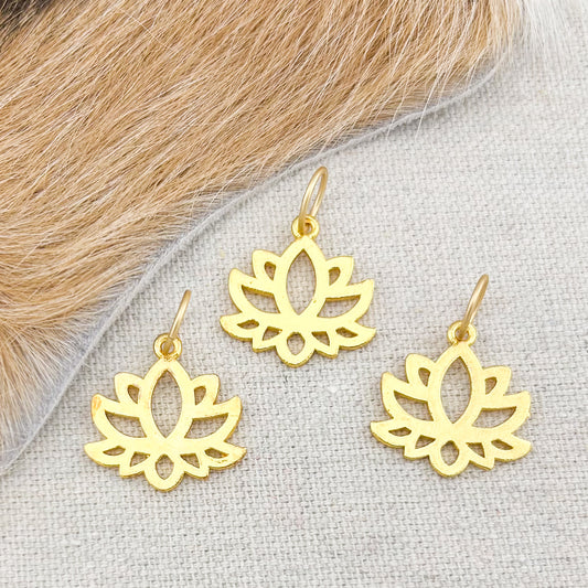 Lotus Flower Charm
